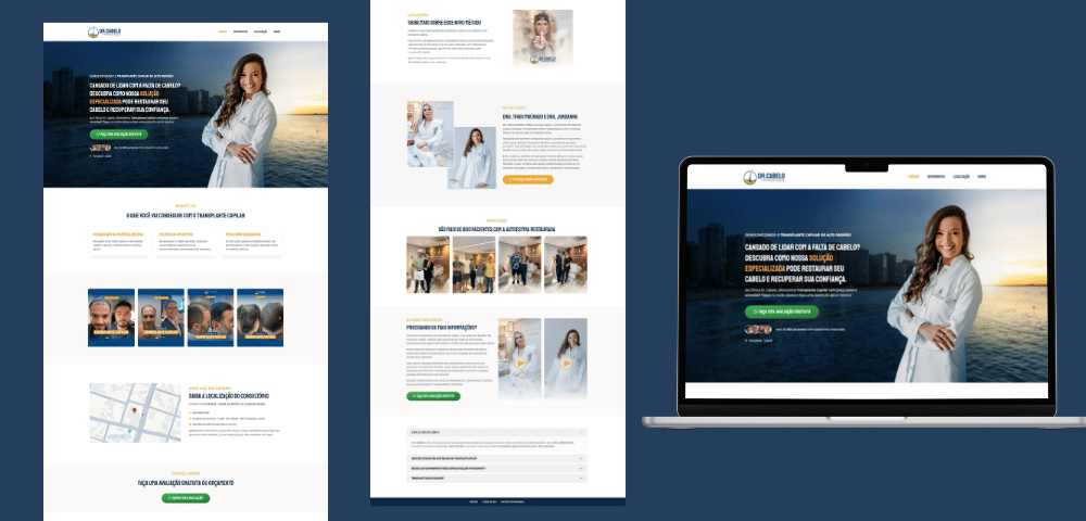 mockup clinica dr cabelo